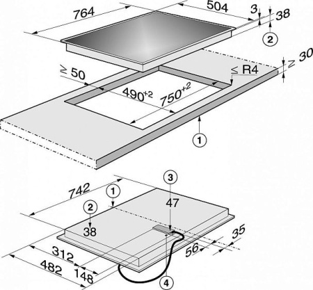 Поверхность MIELE km 6212