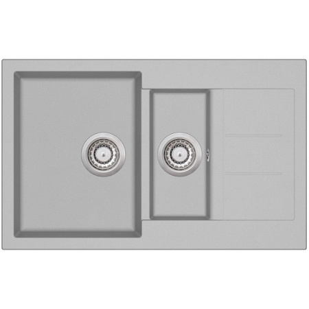 Кухонная мойка AQUASANITA Tesa SQT151AW (alumetallic 202)