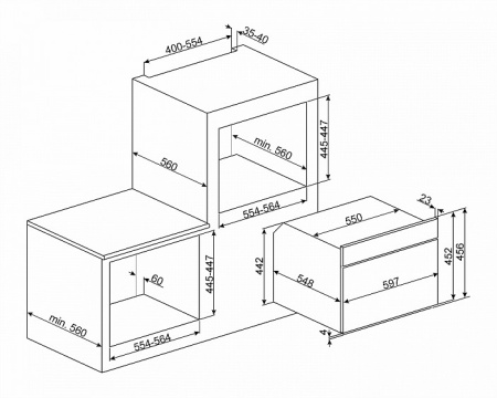 Духовой шкаф SMEG SF4603VCNX1