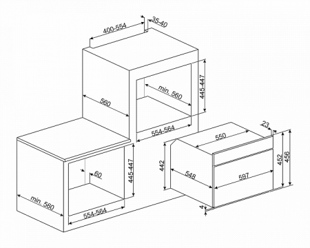 Духовой шкаф SMEG SF4603VCNX1