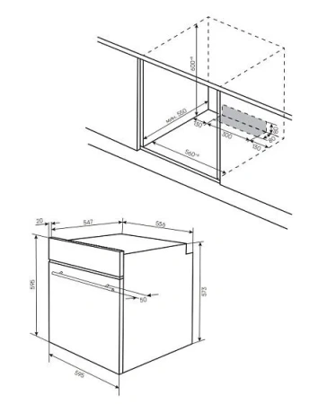Духовой шкаф KUPPERSBERG HO 608 P BB Black