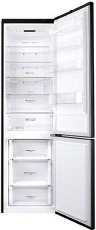 Холодильник LG GB-B60MCPFS черный