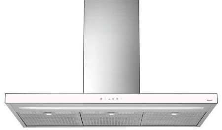 Вытяжка FALMEC LUCE 90 Vetro Bianco (800) ECP пристенная,белая,сенсор.панел