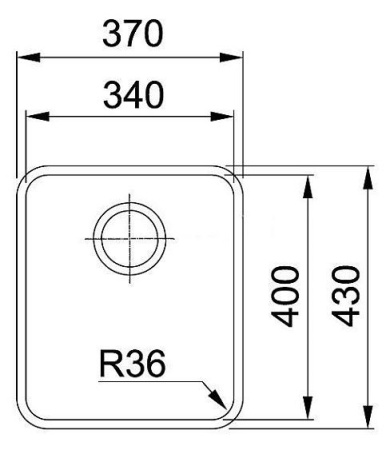 Мойка FRANKE 122.0204.647  anx 110 -34 3,5,вент."