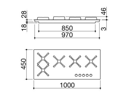 Варочная поверхность BARAZZA 1PSP105