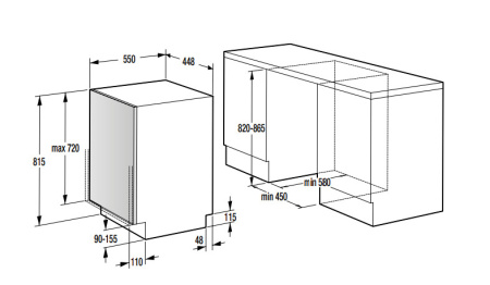 Посудомоечная машина GORENJE GV51011
