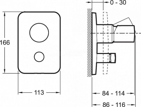 Смеситель JACOB DELAFON Toobi E98719-CP