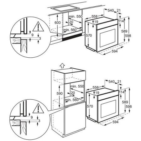 Духовой шкаф ELECTROLUX COF6P76BX