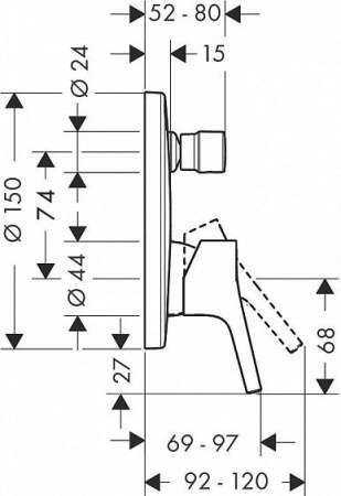 Смеситель HANSGROHE Talis S 72405000