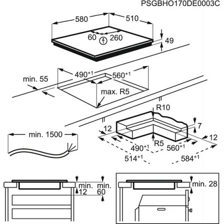 Варочная поверхность ELECTROLUX KIV634I