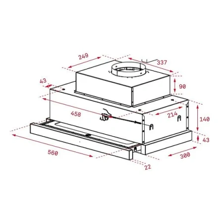 Вытяжка TEKA CNL 6610 STAINLESS STEEL (40436830)