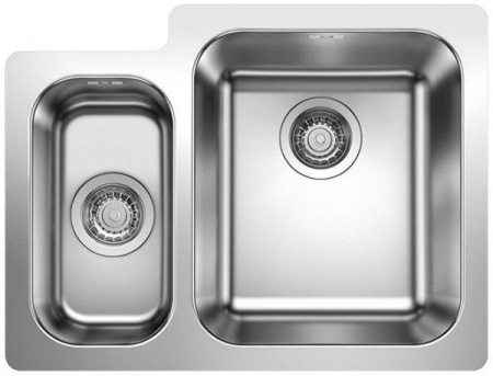 Кухонная мойка Blanco Supra 340/180-IF нержавеющая сталь полированная 523366