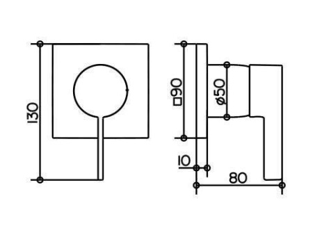 Смеситель KEUCO IXMO 59551 019502 хром
