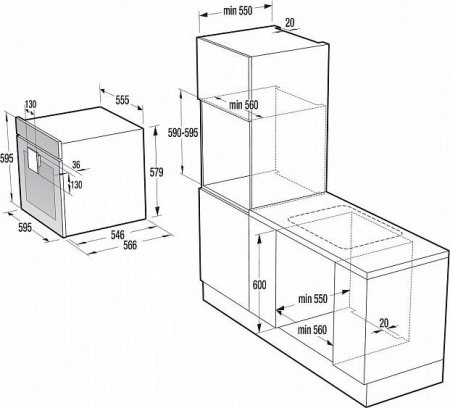 Духовой шкаф GORENJE BO747ST