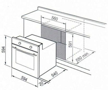 Духовой шкаф DELONGHI cm 6 b