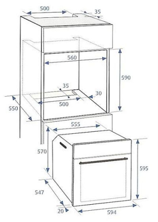 Электрический духовой шкаф BEKO BIE22301X