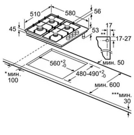 Варочная поверхность BOSCH PBP6C5B62Q