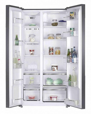 Холодильник side-by-side KRAFT KF-HC2535GLBG