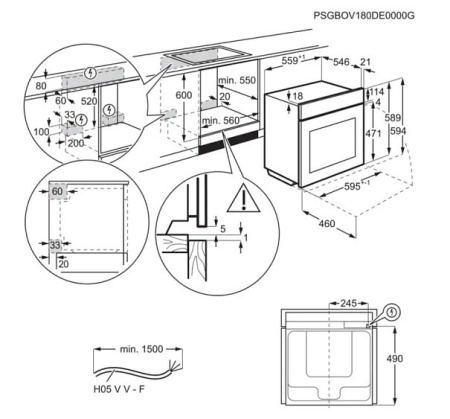 Духовой шкаф ELECTROLUX EOE7P31Z