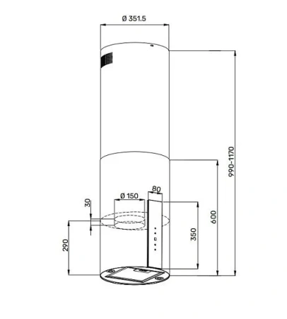 Вытяжка KUPPERSBERG MOTUBA 35 X