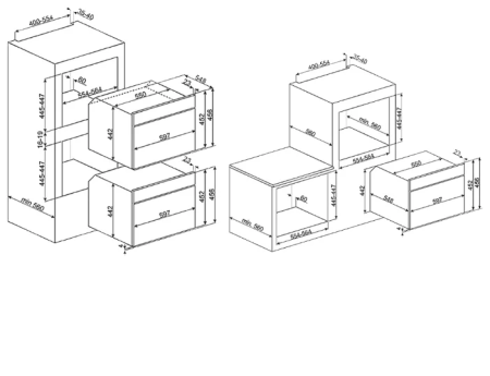 Духовой шкаф Smeg SF 4604 VCNR