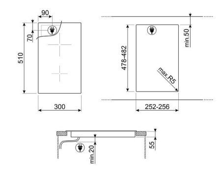 Варочная поверхность SMEG SI2321D