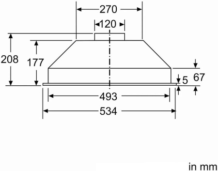 Вытяжка BOSCH DLN53AA70