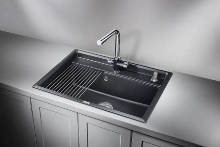 Кухонная мойка GRANULA KS-7301 шварц