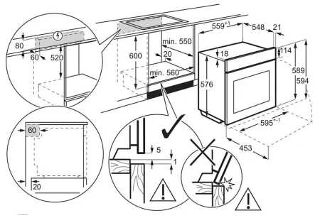 Духовой шкаф ELECTROLUX EOF8H39H