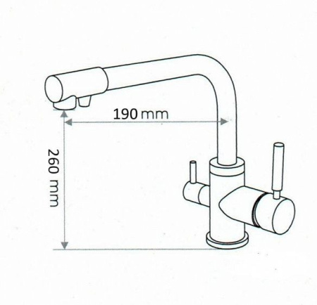 Смеситель EMAR EC-3003N.5 агат
