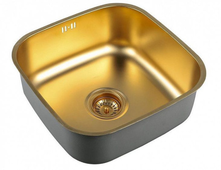 Кухонная мойка ZORG INOX PVD SZR 4040 бронза