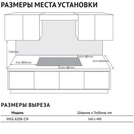 Варочная поверхность KORTING HKG 6206 CN