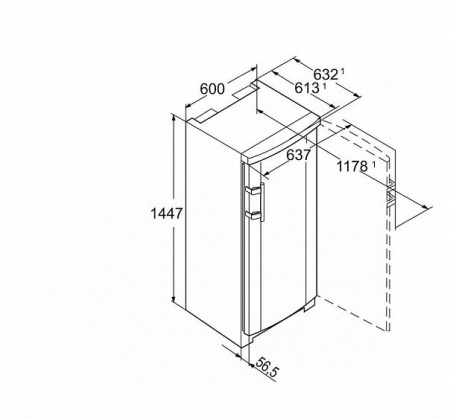 Морозильная камера LIEBHERR GP 2433
