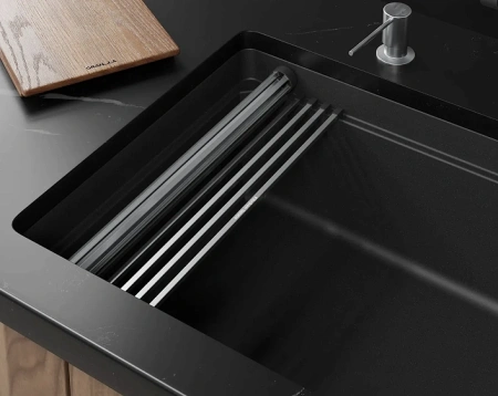 Кухонная мойка GRANULA 7309RU черный