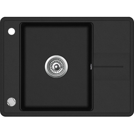 Кухонная мойка AQUASANITA Bella SQB102AW (black metallic 601)