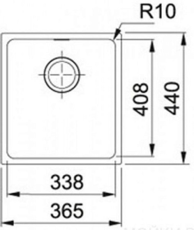 Кухонная мойка FRANKE SID 110-34 кофе (125.0443.351)