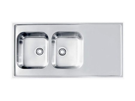Кухонная мойка ALVEUS Classic Pro 100 SAT-90 1130474 (в комплекте с сифоном)