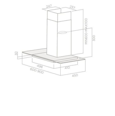 Вытяжка ELICA flat plus ix/a/60