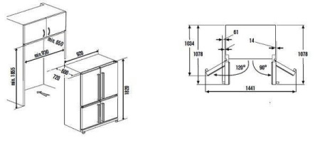 Встраиваемая вытяжка MIELE DA 3698