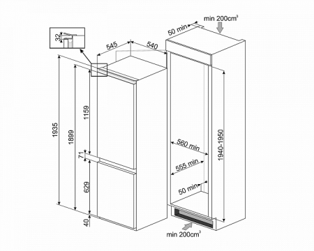 Винный шкаф DUNAVOX DAU-46.138B