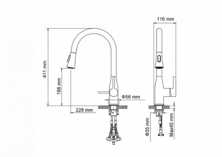 Смеситель Timo Saona 2336/00FL хром