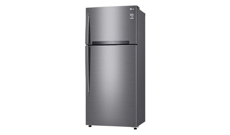 Холодильник LG GN-H702HMHZ серебристый
