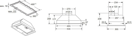 Вытяжка BOSCH DLN52AC70