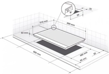 Варочная поверхность DE DIETRICH DPG4950B