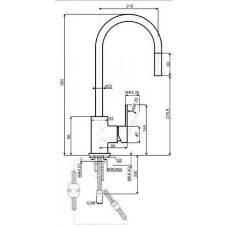 Смеситель SMEG mid2cr