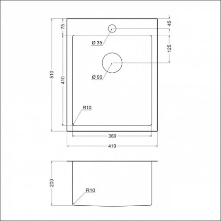 Кухонная мойка EMAR EMB-128A PVD Nano Satine