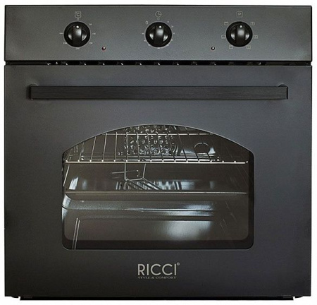 Встраиваемый электрический духовой шкаф RICCI REO-610 BL
