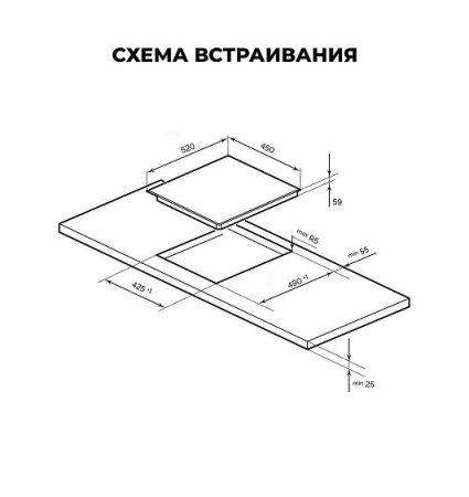 Варочная поверхность LEX EVI 431A BL