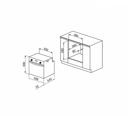 Духовой шкаф KORTING okb 792 cfn