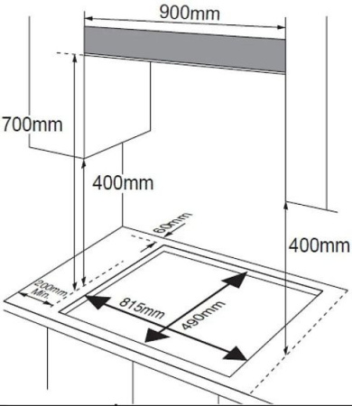 Газовая панель AKPO PGA 905 WGC-T BL